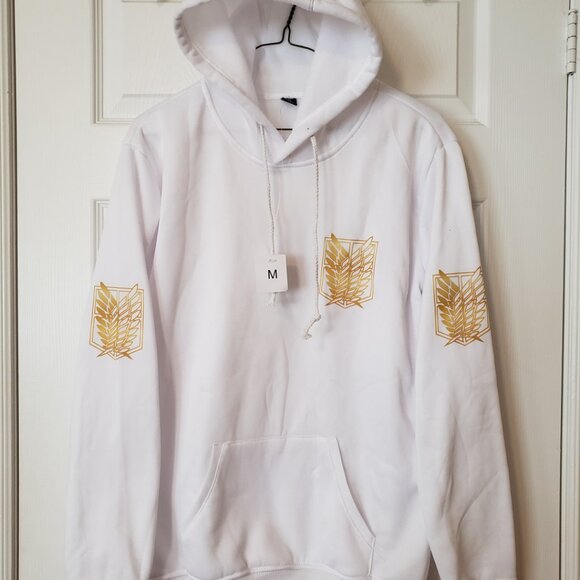 NWT Girls Attack On Titan Survey Corps Hooded Sweatshirt ~ Size 14-16 yrs. ~ - Picture 2 of 6